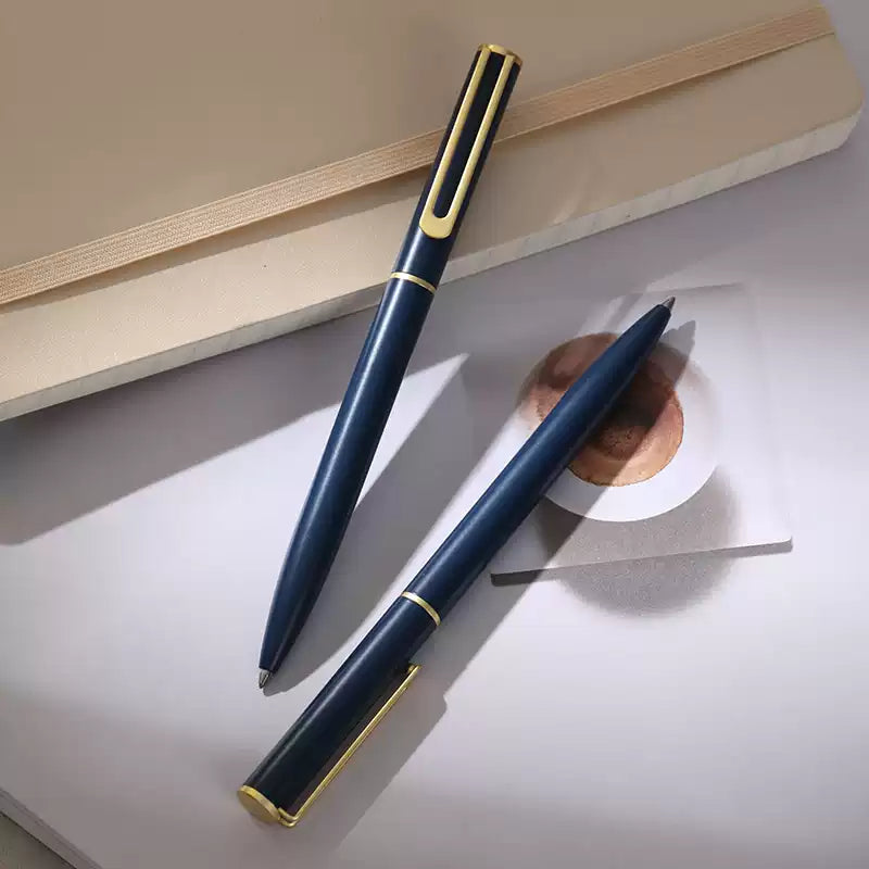 Sankou Doctor’s Nurses Metal Ballpoint Pen 0.5mm Blue-Black Ink