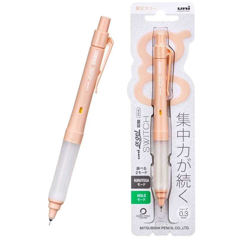 Uni Alpha Gel SWITCH Mechanical Pencil Limited Edition 0.3MM Pink