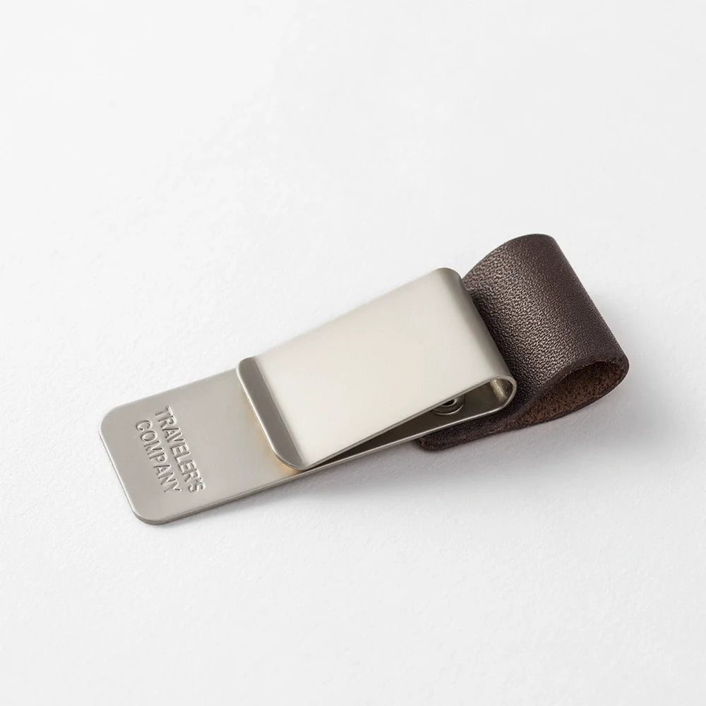 Midori Traveler's Notebook Pen Holder Clip Brown