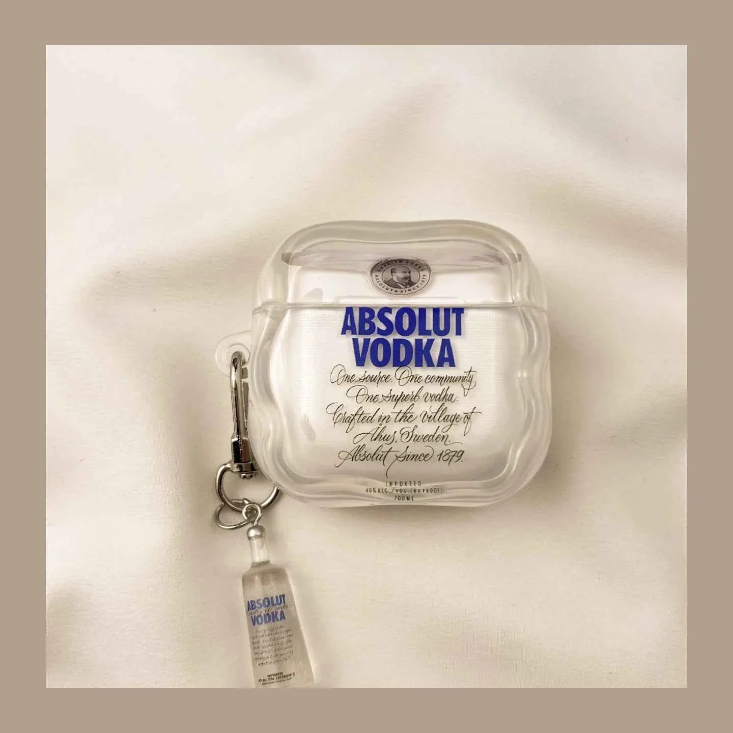 3D Vodka Bottle AirPods Case D