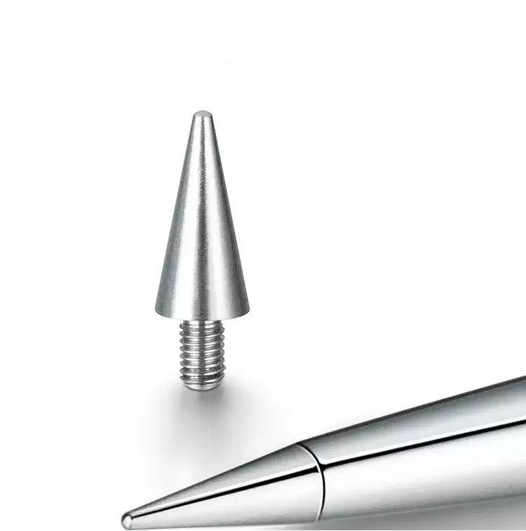 GNASEET Inkless Eternal Pen with Spinning Fidget Base – Metal Body Desktop Writing Set | 158x28x49mm