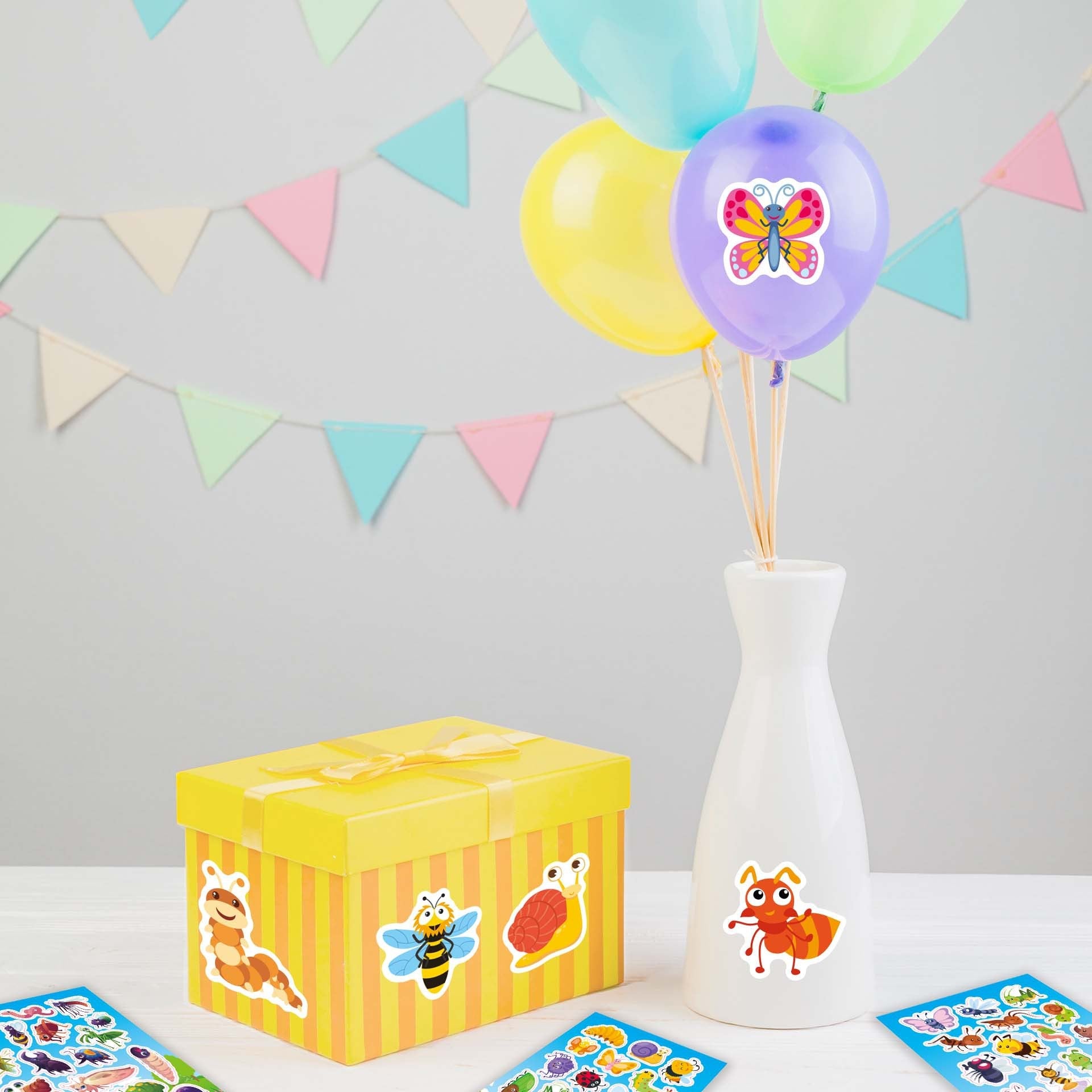 Make a Face Insect Bee Beetle DIY Stickers for Kids 24 Sheets