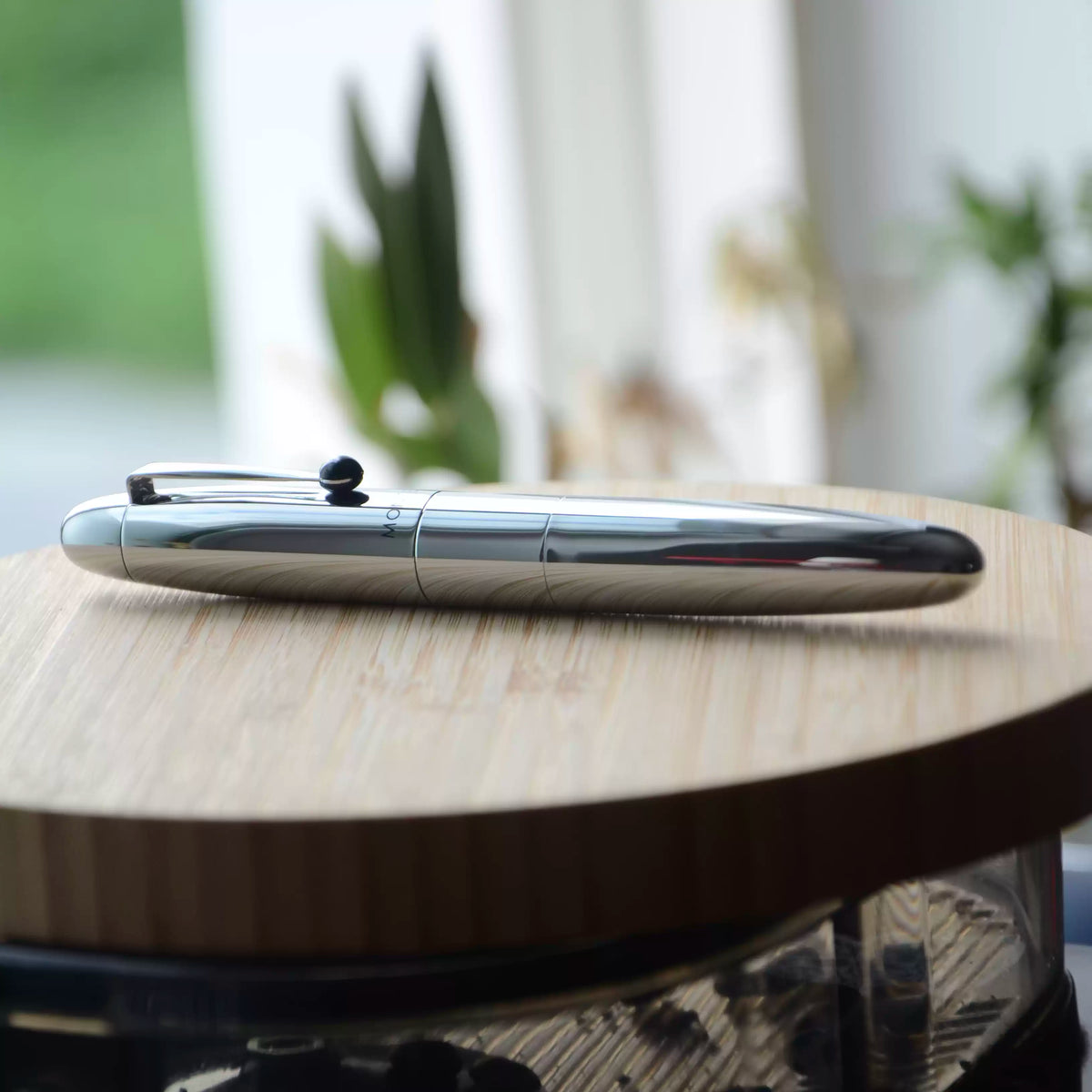 Time Capsule Chrome-Plated Brass Pen – Fountain Pen or Rollerball