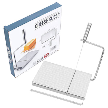 Stainless Steel Multifunctional Cheese Slicer with Measurement Scale