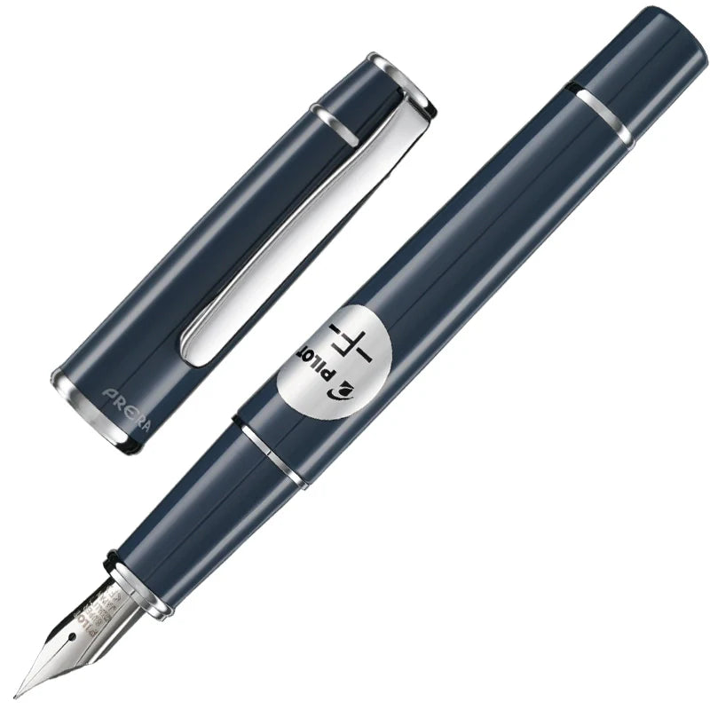 Pilot Prera Fountain Pen Solid Color Body Grey Blue