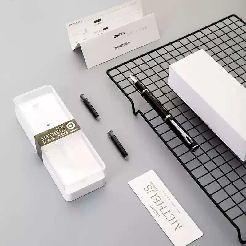 DELI Metheus All Metal Fountain Pen Fine Nib