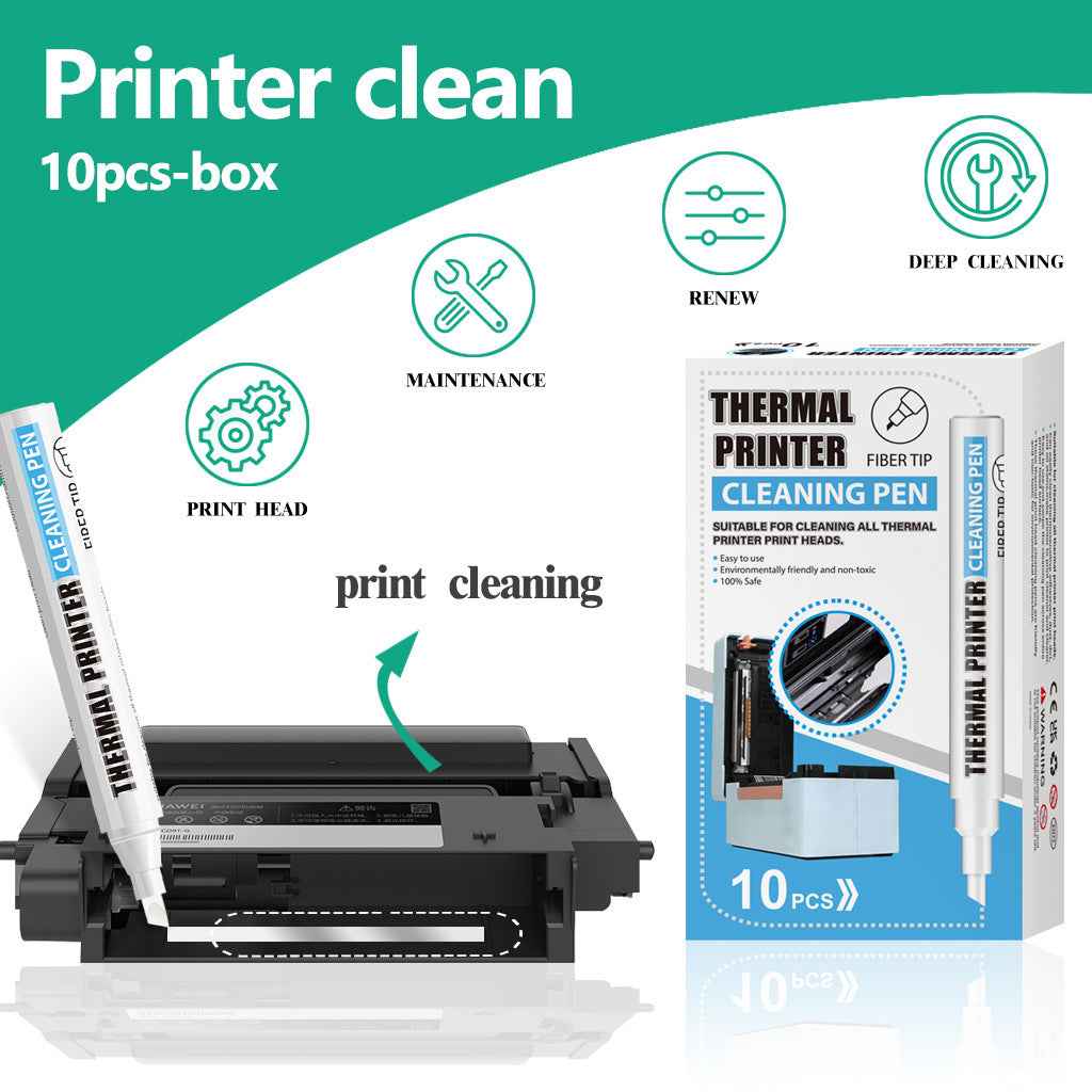 Thermal Printer Cleaning Pen 10 Pack