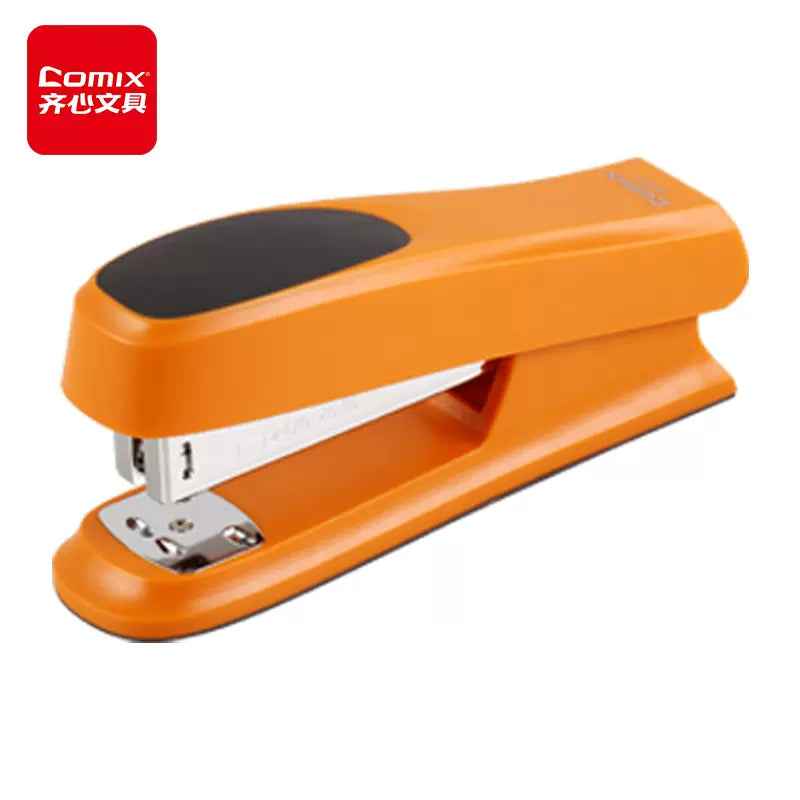 Comix Desktop Stapler,20 Sheets Capacity Commercial Desk Stapler Orange