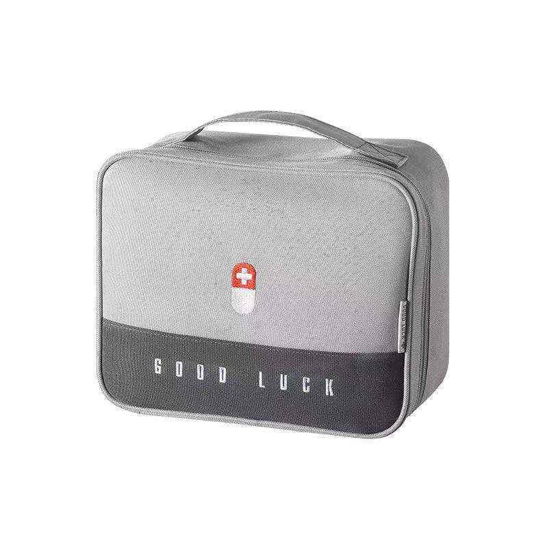 Empty Medical Supplies Organizer Bag Trauma Kit Grey