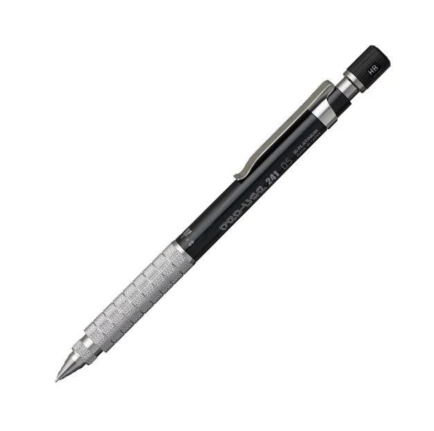 Platinum PRO-USE 171 MSDA-1500 Mechanical Pencil 0.5mm – Low Centre of Gravity Metal Body | Professional Drafting & Sketching | Made in Japan Black