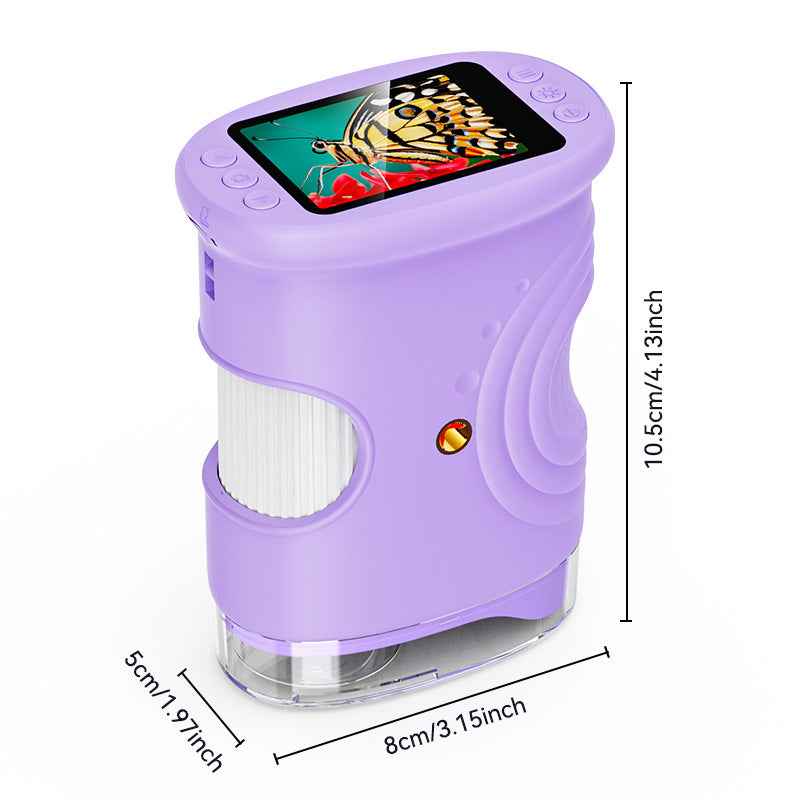 1000X Handheld Digital Microscope for Kids Purple
