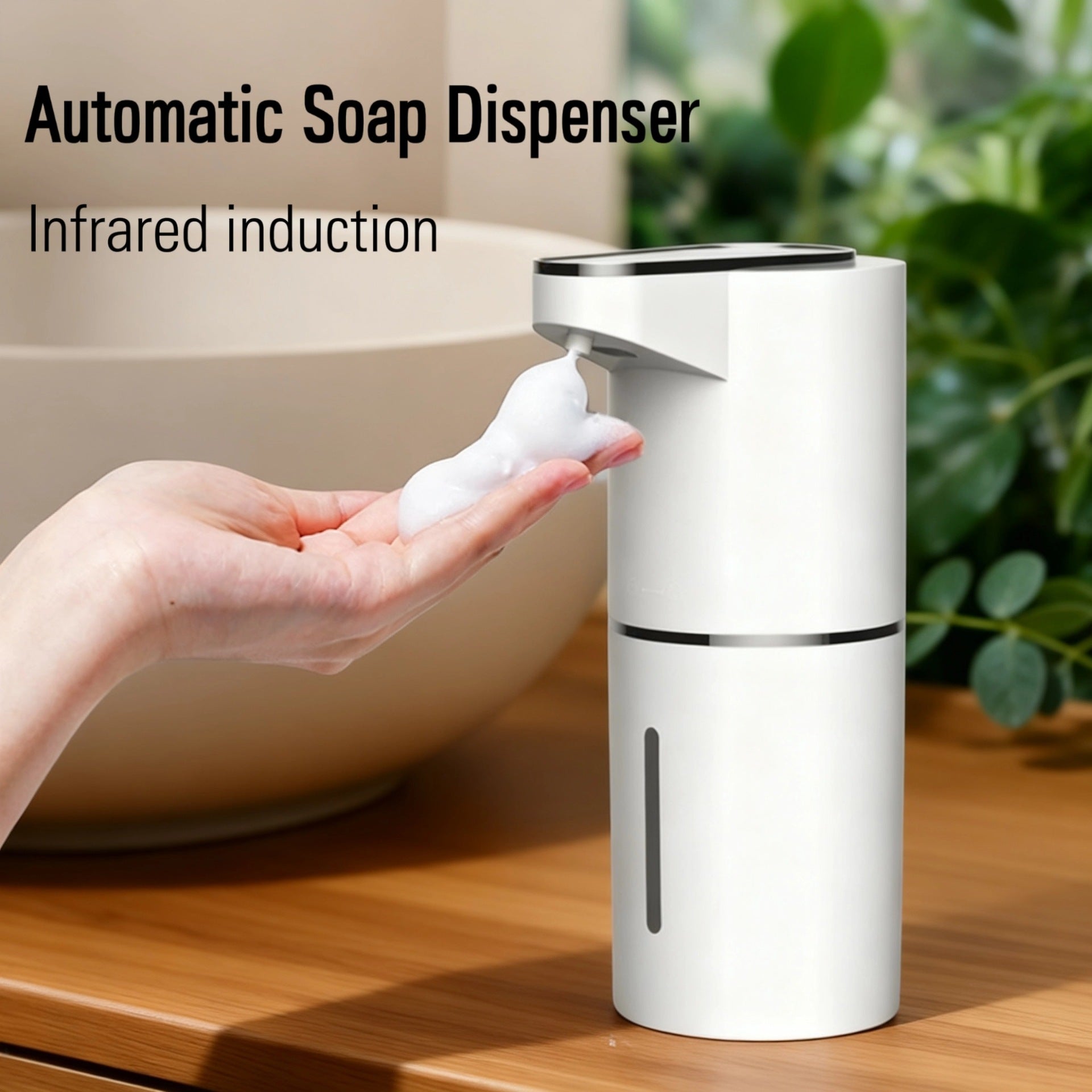 Automatic Foaming Soap Dispenser – 350ml Touchless Sensor Pump