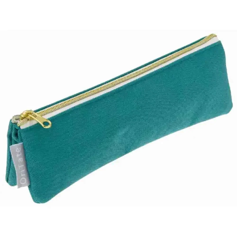 Raymay Fujii Oritate Self-Standing Slim Pen Case Green