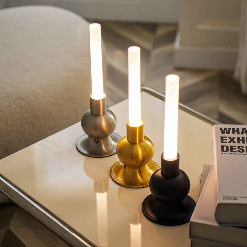 Aluminum LED Candlestick Lamp - Rechargeable 2W