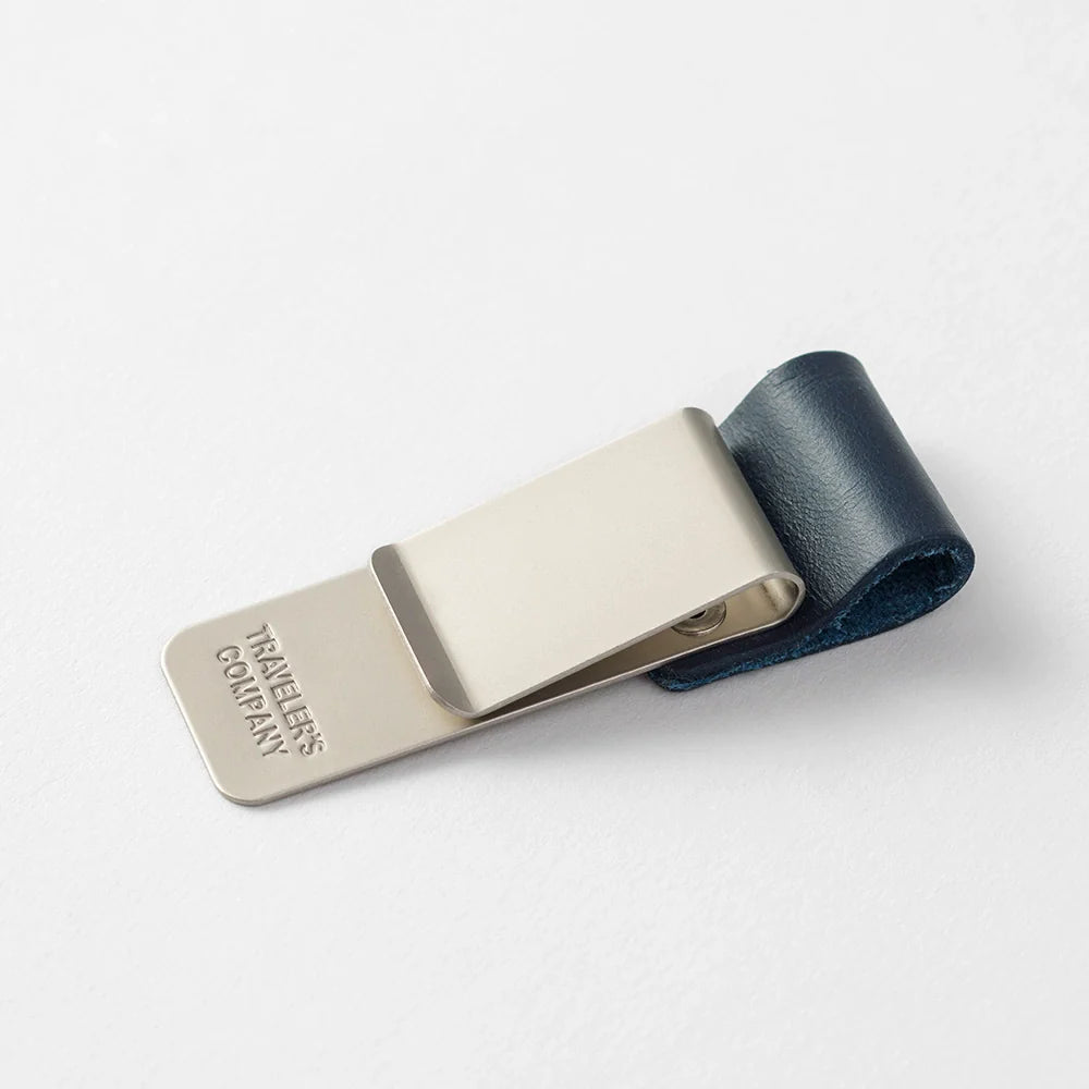 Midori Traveler's Notebook Pen Holder Clip Blue