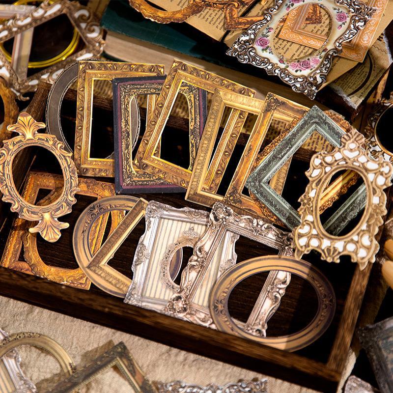 Artistic Heritage Border Paper Card Set – 180 Decorative Frames
