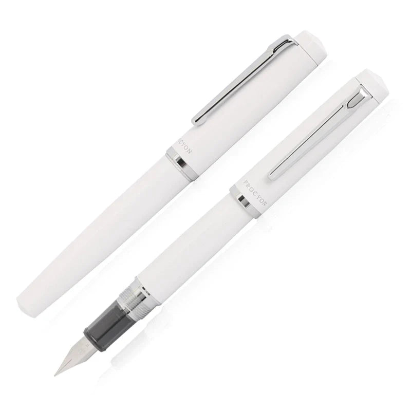 Platinum PROCYON PNS-5000 Fountain Pen – Iridium Nib | F 0.38mm / M 0.5mm | Turquoise / Persimmon / Lemon / Deep Sea / White / Carmine / Dark Mica Ceramic White