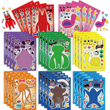 Make a Face Garten of Banban Stickers for Kids 24 Sheets