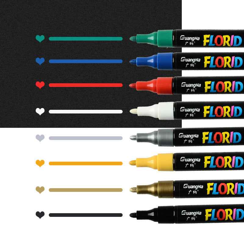 Guangna Florid Permanent Paint Pens Oil Based Markers 2 Pack