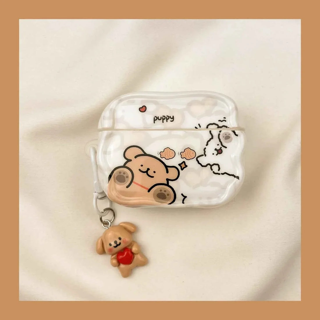 Fun Cartoon Dog AirPods Case A