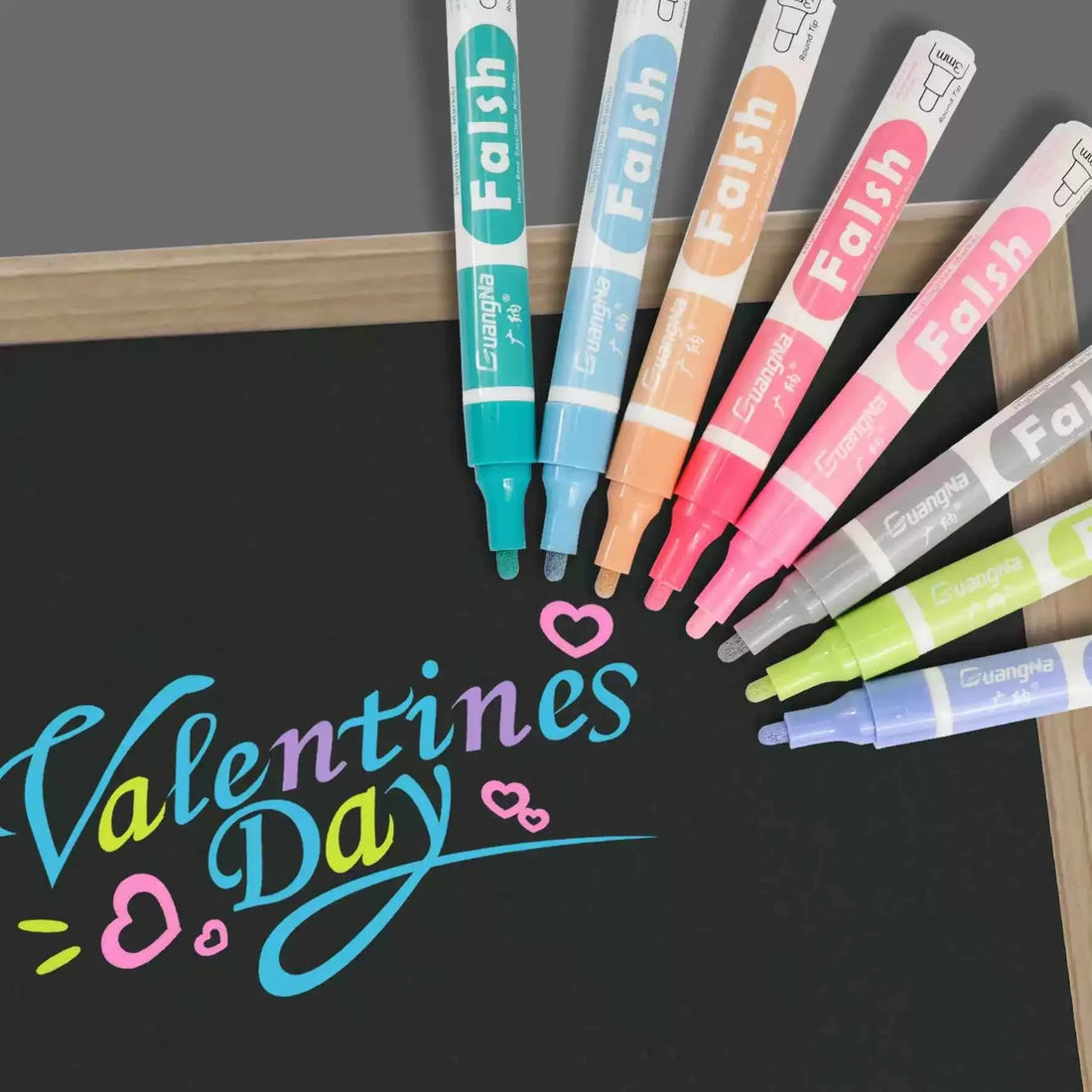 Guangna Liquid Chalk Marker Pen 12 Colors 3.0MM Round Tip