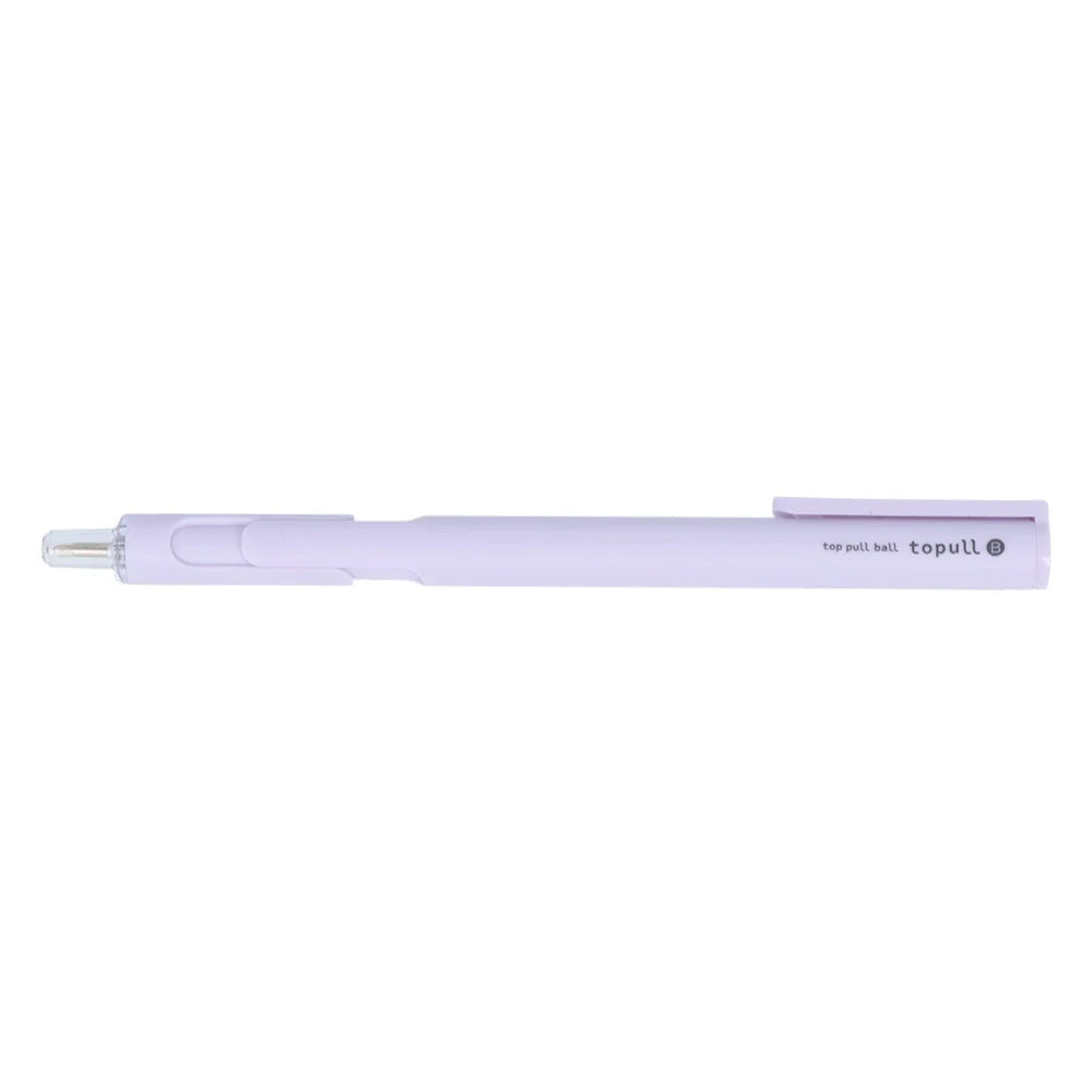 Sun-Star Topull B Ballpoint Pen Black Ink 0.5MM Light Purple