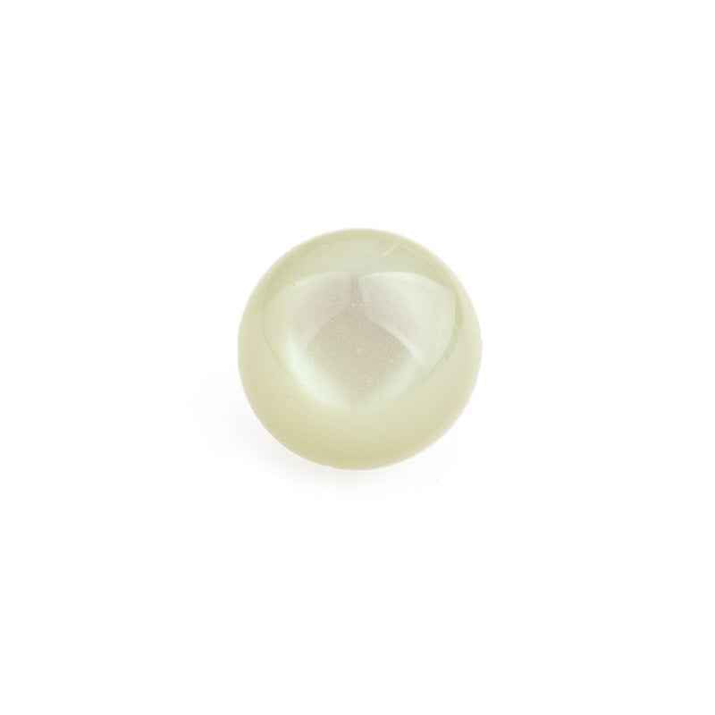 11,5 mm cremefarbener Mushroom-Button, gerippte schimmernde Oberfläche