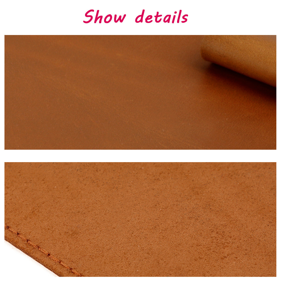 A6 Vintage Genuine Leather 6-Ring Binder Notebook with Pen Loop