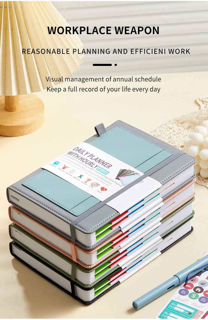 Daily Planner with Hourly PRO Schedule & to-do List – A5