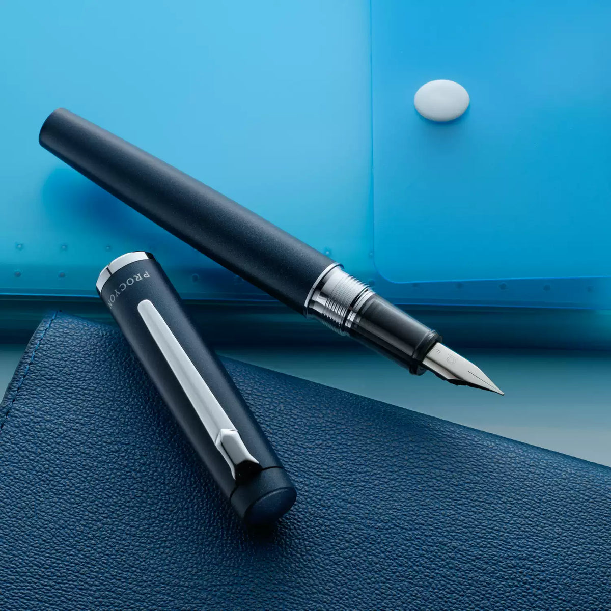 Platinum PROCYON PNS-5000 Fountain Pen – Iridium Nib | F 0.38mm / M 0.5mm | Turquoise / Persimmon / Lemon / Deep Sea / White / Carmine / Dark Mica