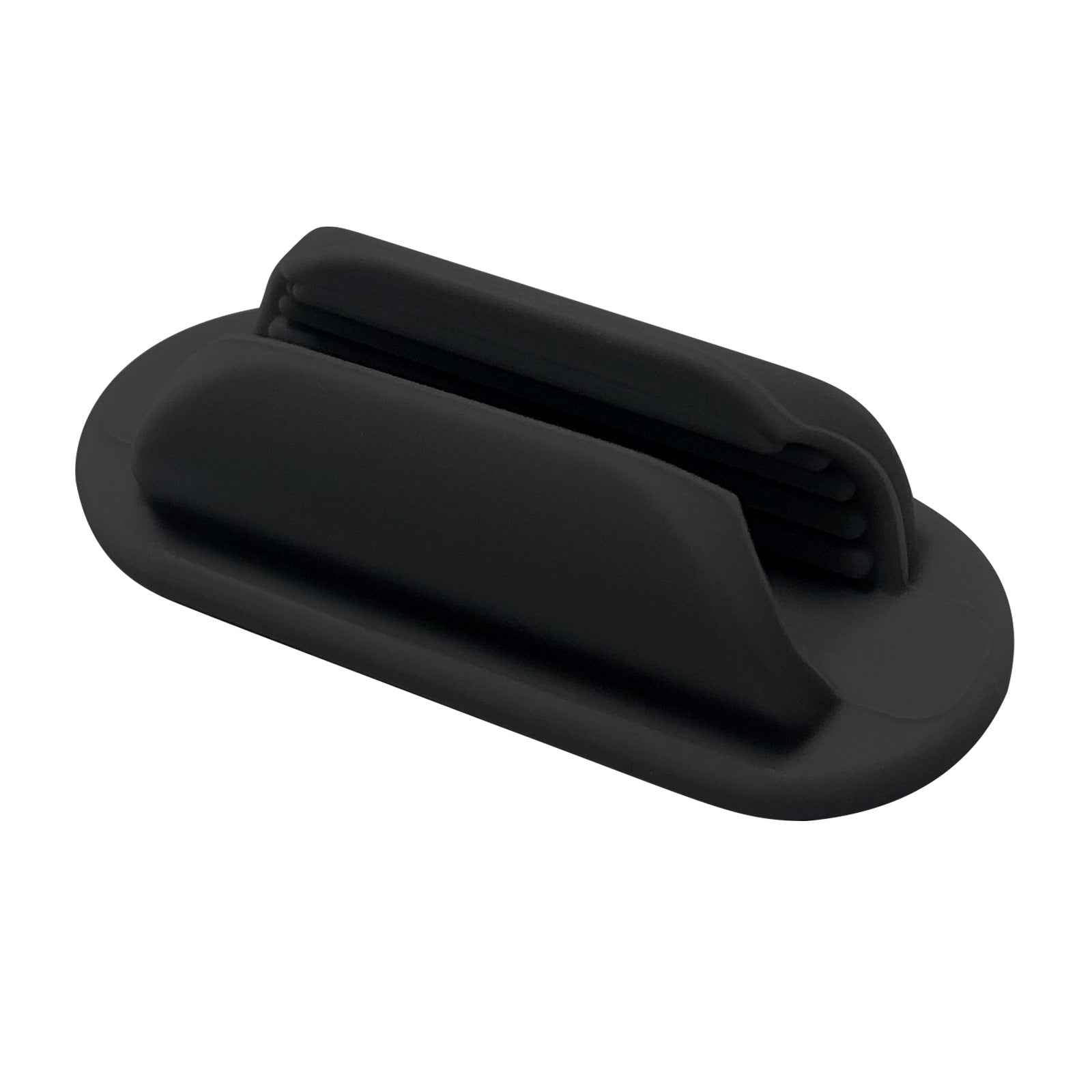 Silicone Pen Pencil Holders with Adhesive Pads for Desk 10 Pack Black