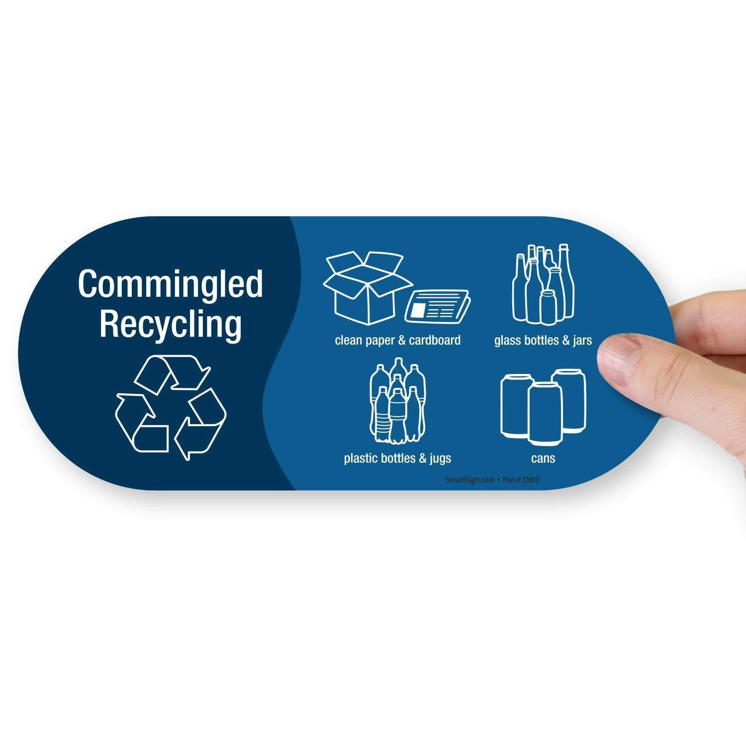 20PCS Mixed Recycle Stickers for Trash Bins for Home Office