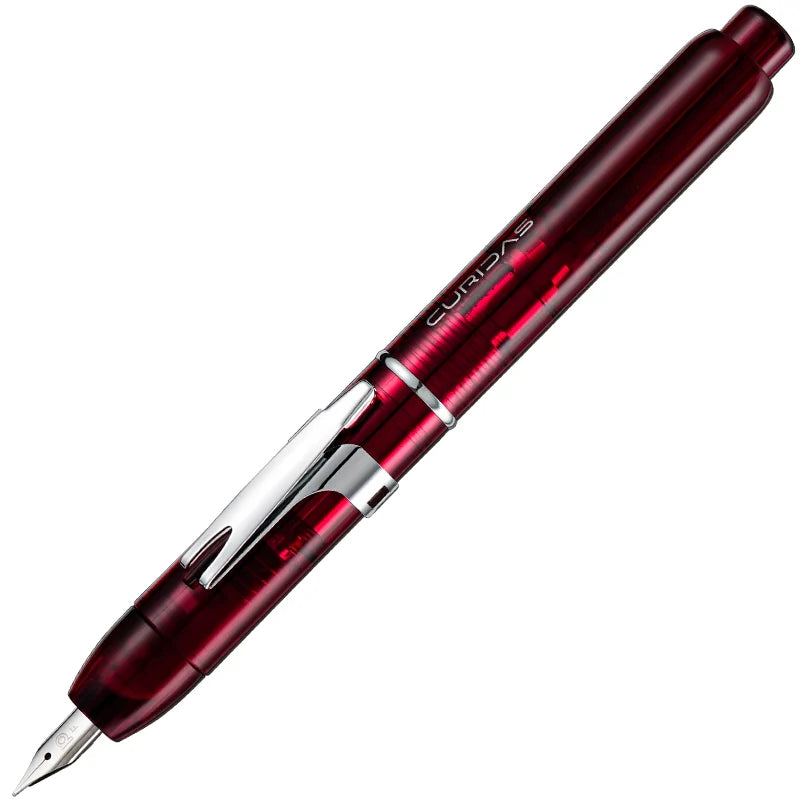 Platinum Curidas Knock-Type Fountain Pen Grand Red