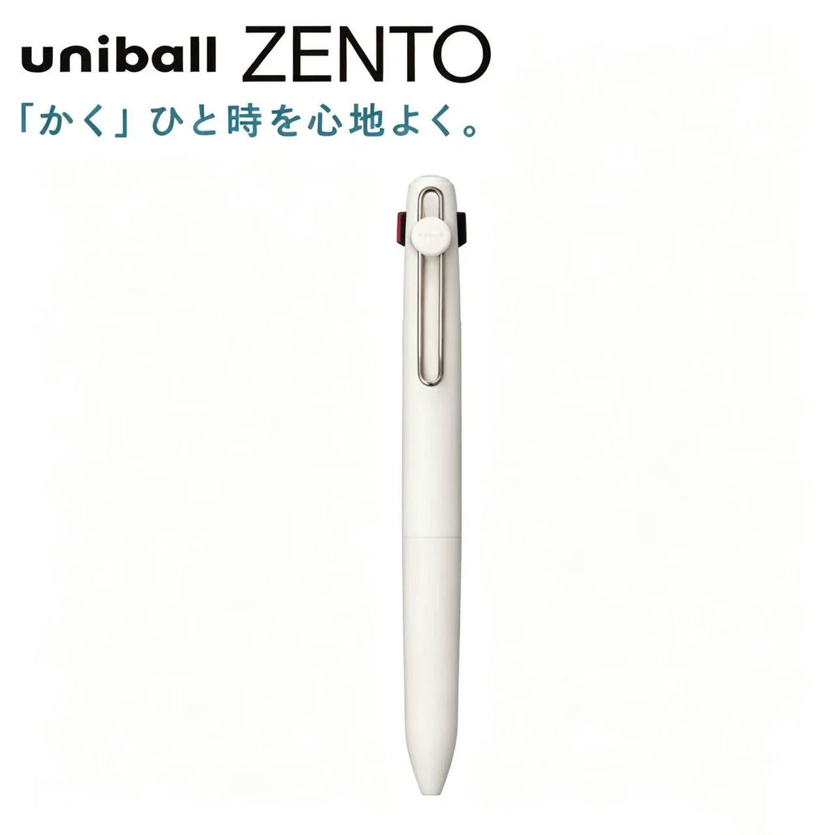 Uni-ball ZENTO 3-Color Gel Pen | Black, Red & Blue Ink | 0.38 / 0.5mm White 0.38mm