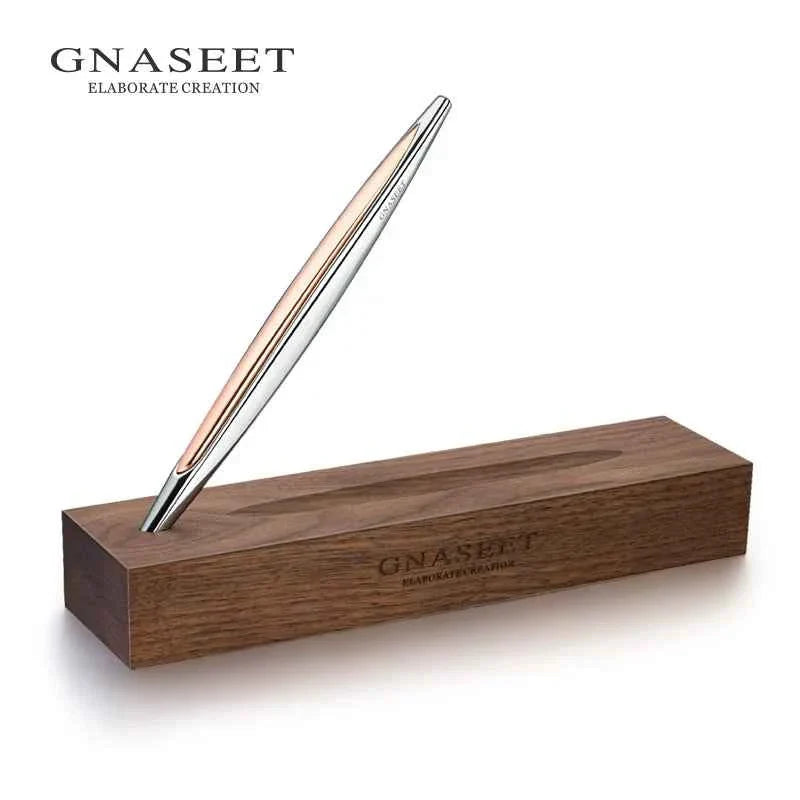 GNASEET Eternal Inkless Pencil – Black Walnut Base Black