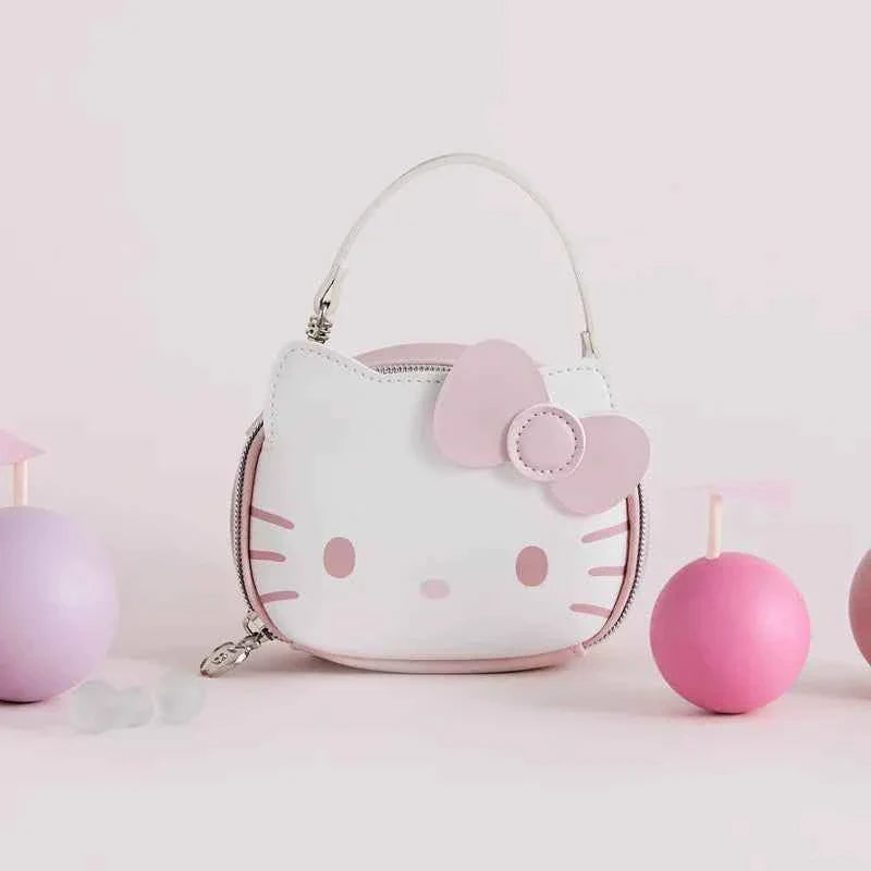 Hello Kitty PU Leather MINI Coin Purse Crossbody Pouch