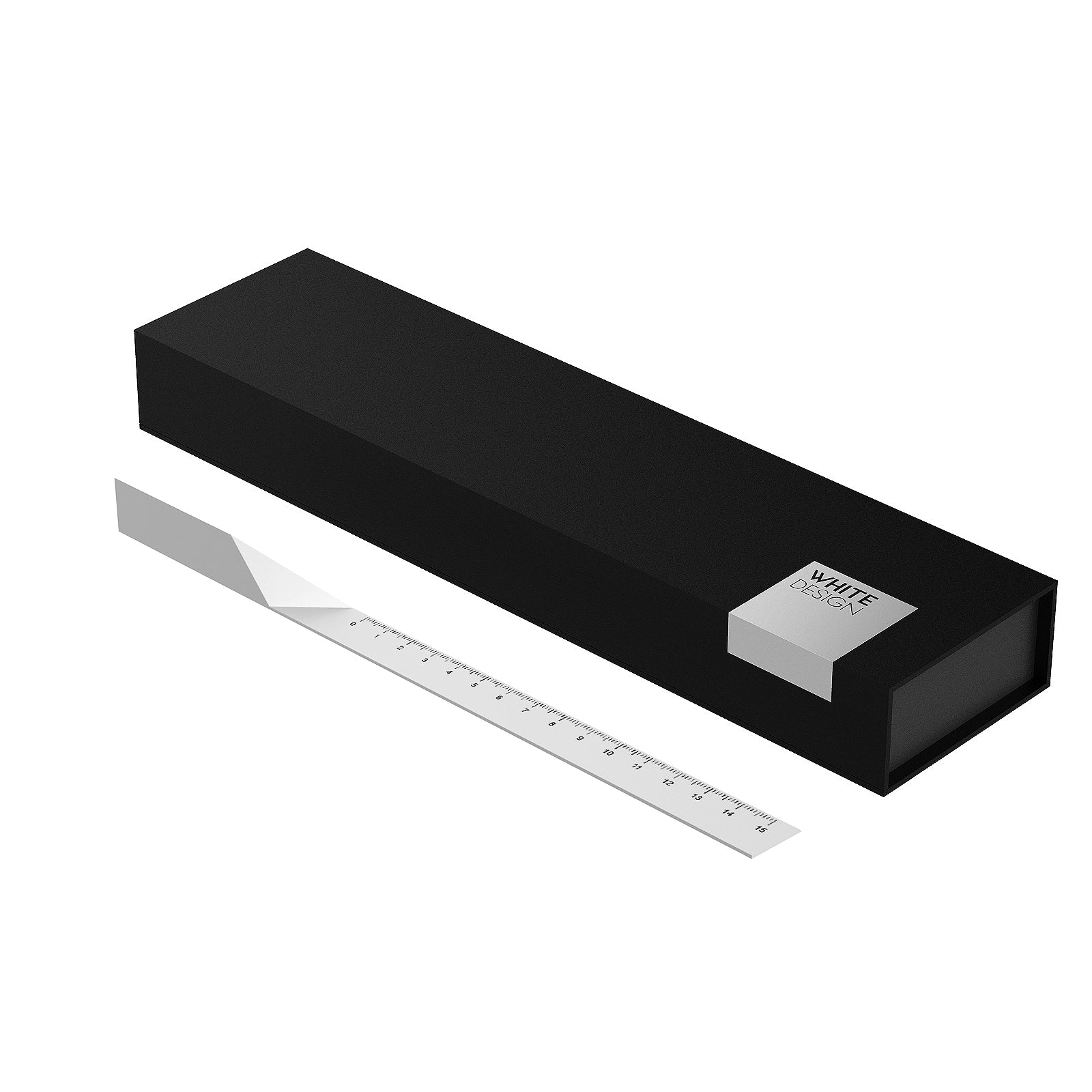 Aluminum Ruler 15cm - Premium Metal Office Stationery TRIANGLE