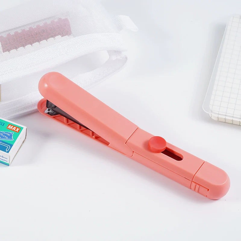 MAX MOTICK Mobile Stick Type Stapler HD-10SK 148mm Pink
