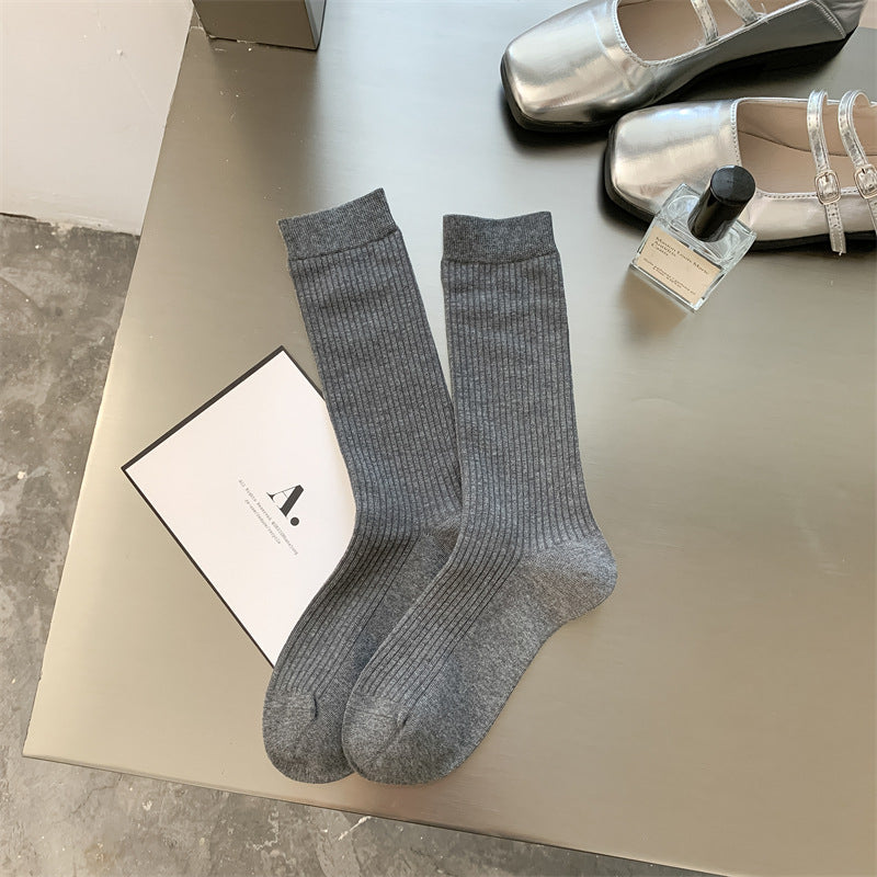 Women's Cotton Ruched Scrunchy Crew Socks| 6-Pack