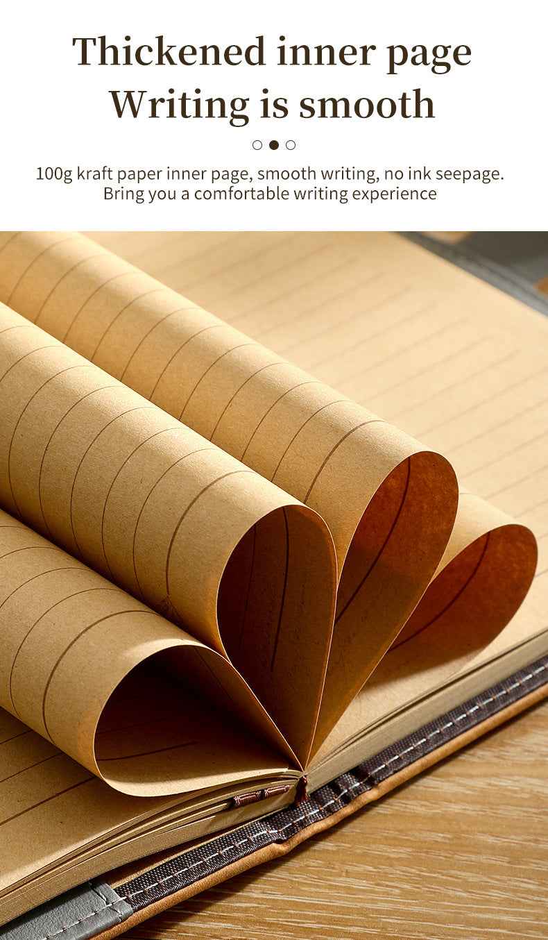 A5 Journal Retro Password Notebook Relief Sculpture