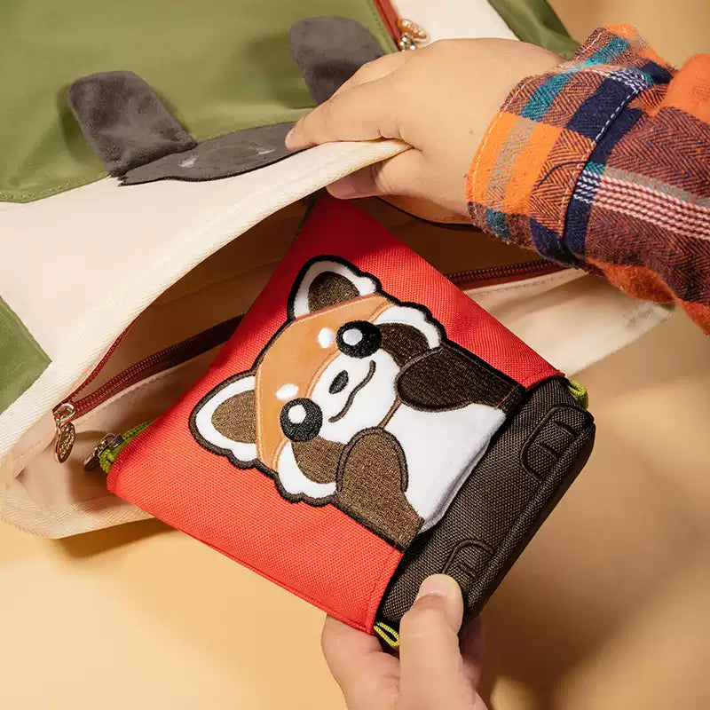 HONGDIAN Large Capacity Stand-Up Pencil Case Expandable
