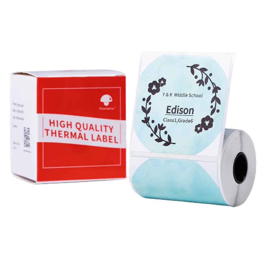Phomemo 50x50mm Thermal Round Gradient Color Label for M110/M120/M200/M220 Green