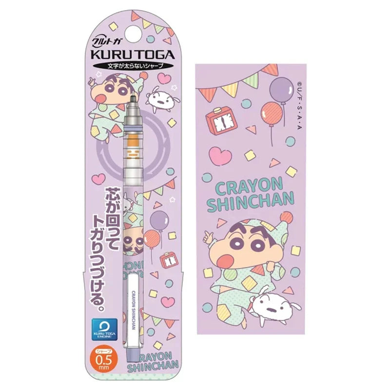 Uni Kuru Toga Mechanical Pencil 0.5mm Crayon Shinchan A