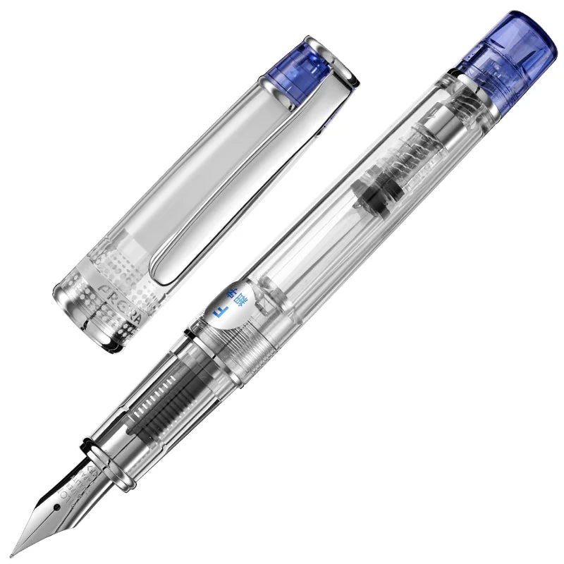 Pilot Prera Fountain Pen Clear Body Dark Blue