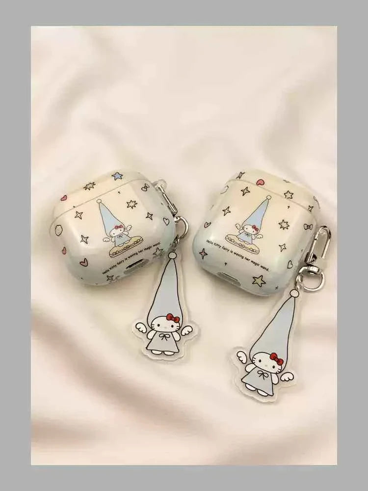 Star Long Hat Hello Kitty AirPods Case