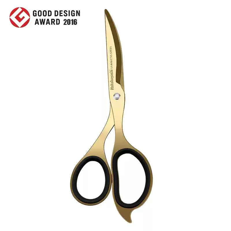 NAKABAYASHI Stationery Hikigiri Slim Scissors Gold