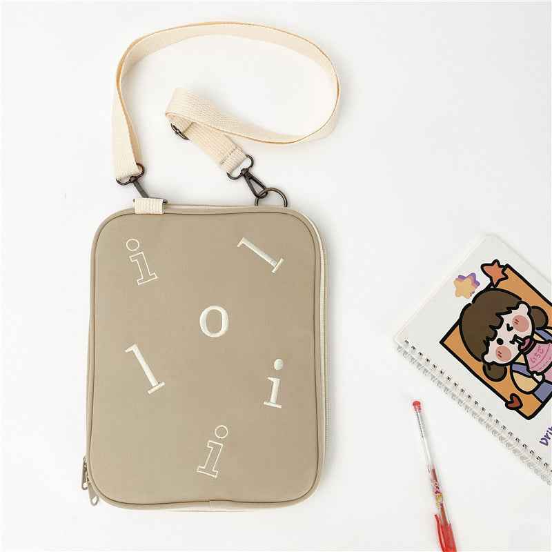 11/13.3 Inch Protective Tablet Laptop Sleeve Bag with Shoulder Strap Green