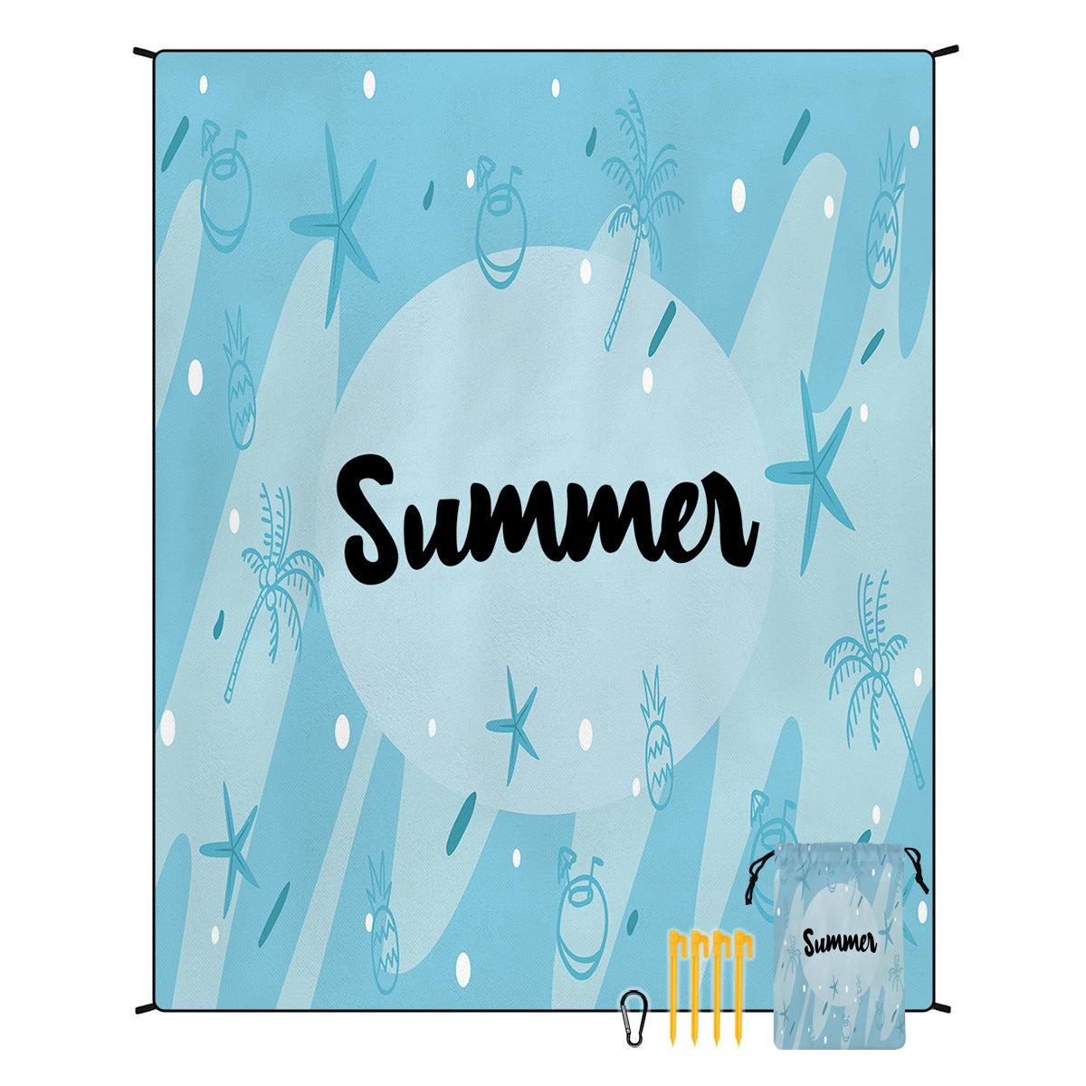 Bohemian Beach Mat & Outdoor Picnic Blanket – Waterproof 220 x 180cm