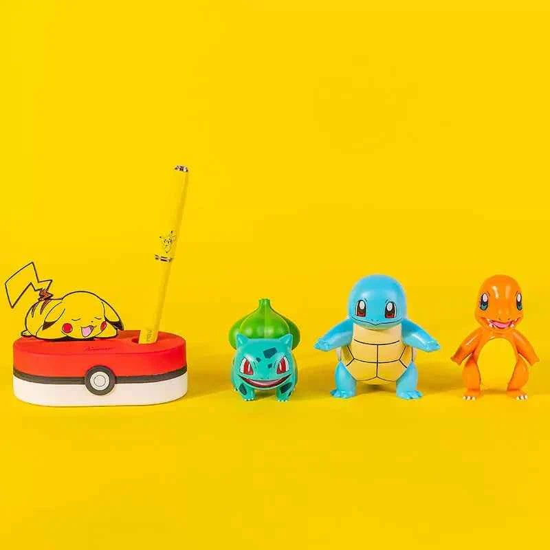 Pimio Pokemon Pikachu Fountain Pen with Stand & Gift Box Yellow 3B