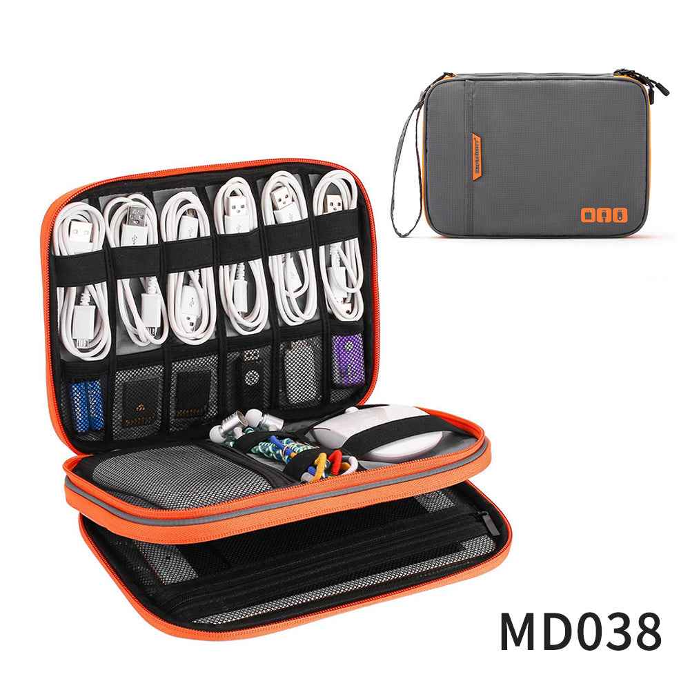 MapleStory Electronics Organizer Bag,Medium Grey